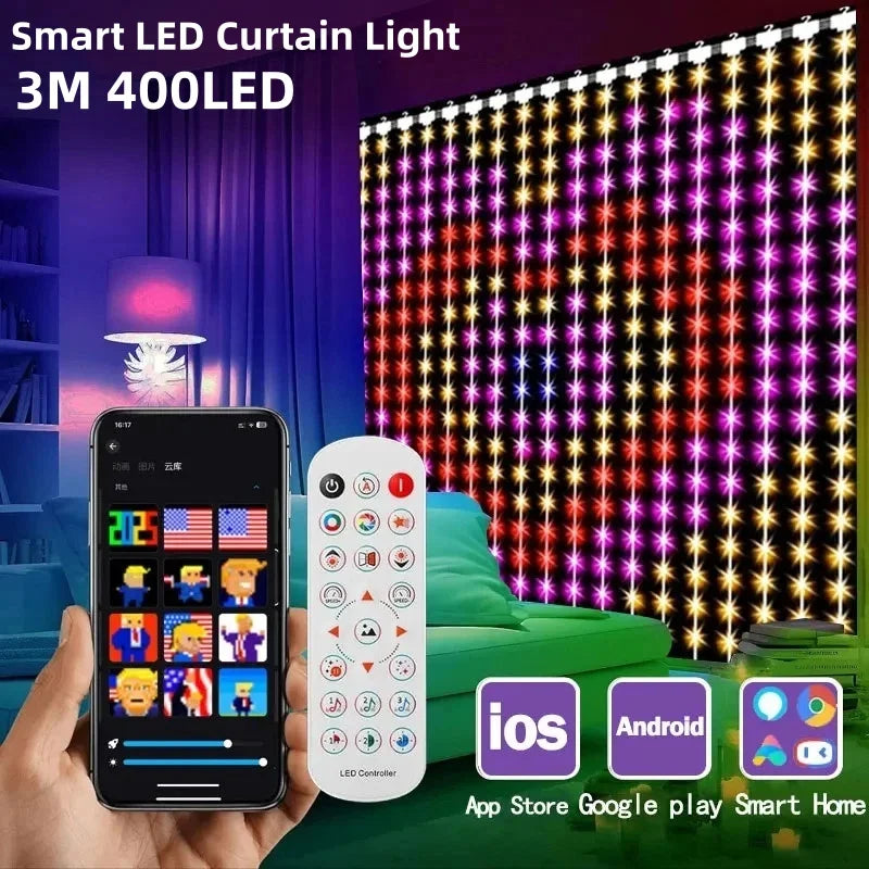 Smart Waterproof LED Fairy Lights for Holidays & Parties