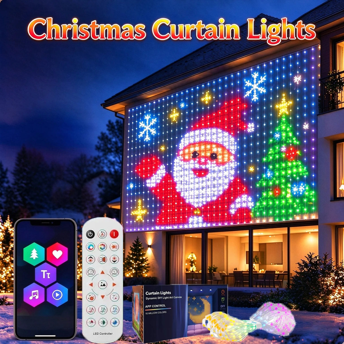 Smart Waterproof LED Fairy Lights for Holidays & Parties